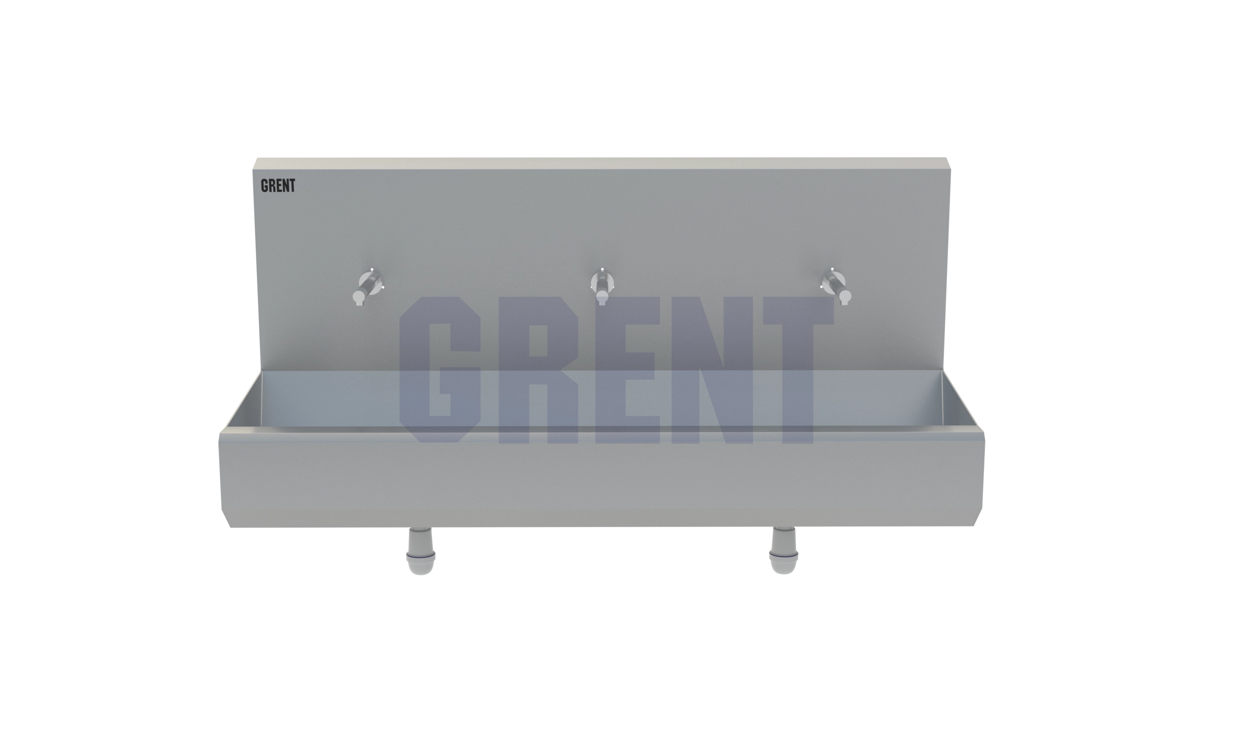 Умывальник 3-секционный подвесной GRENT-P-03