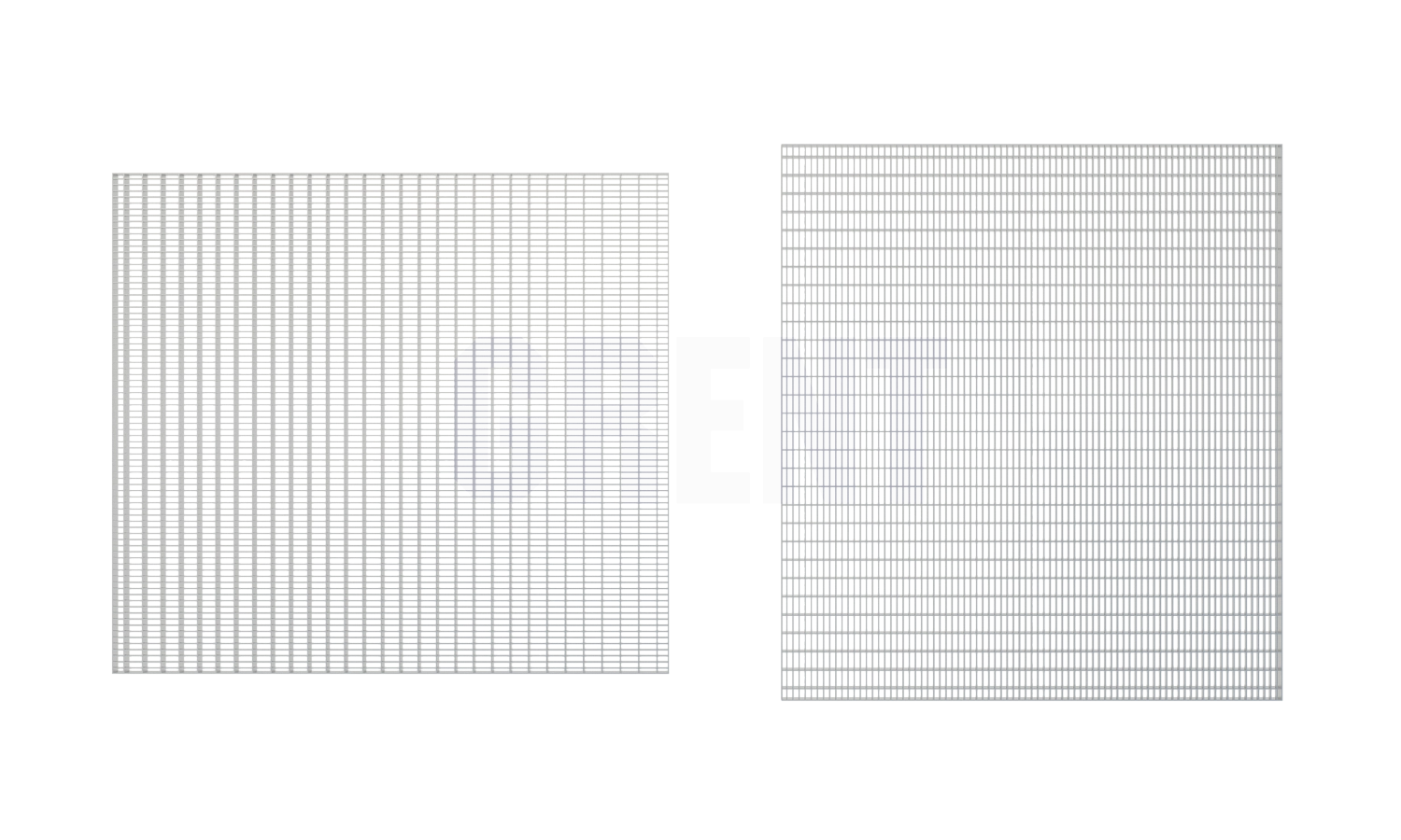 Прессованный настил из нержавеющей стали GRENT 33х33 900х1000