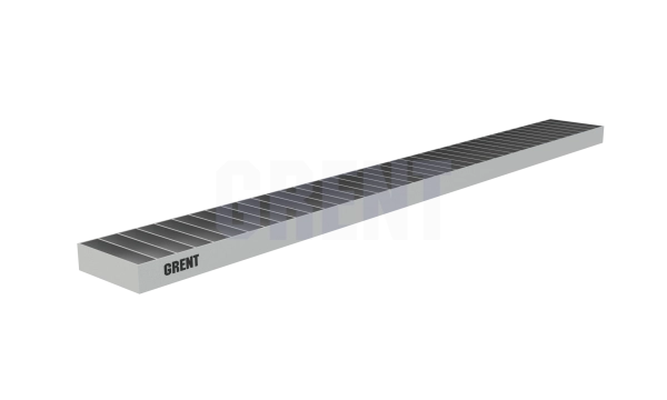 Решетка щелевая из нержавеющей стали GRENT S 80