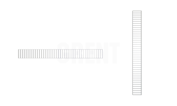 Решетка щелевая из нержавеющей стали GRENT S 80