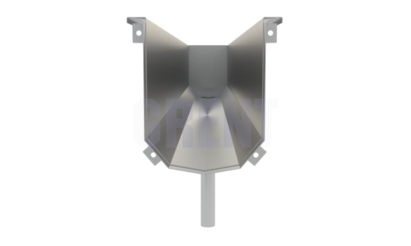 Лоток водоотводный мостовой GRENT MosT подвесной 150 выпускной торцевой