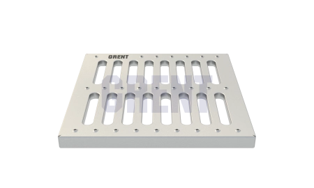 Штампованная решетка стальная GRENT PlasT 300х300 А15 