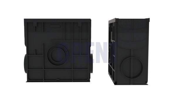 Пескоуловитель пластиковый GRENT PlasT DN150/200 H476 в комплекте со штампованой решеткой A15