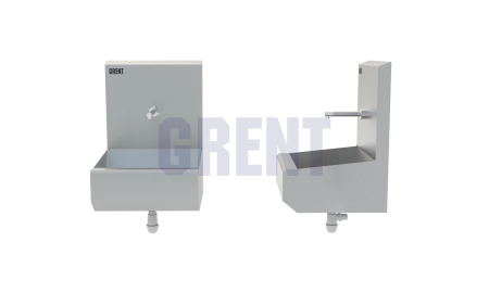 Умывальник 1-секционный подвесной GRENT-P-01