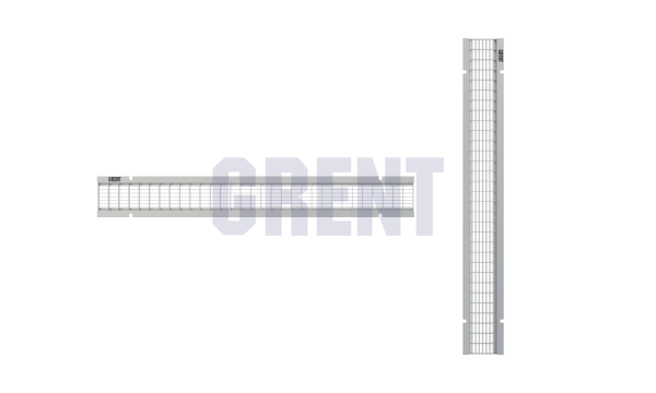 Решетка ячеистая стальная GRENT PlasT DN100 B125