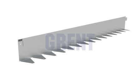 Бордюр стальной GRENT BR L-образный 2400*130, 1,5, оцинкованный