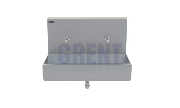 Умывальник 2-секционный подвесной GRENT-P-02