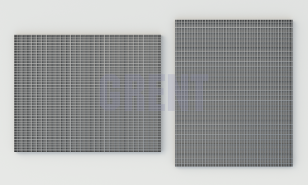 Прессованный настил из нержавеющей стали GRENT 33х11 800х1000