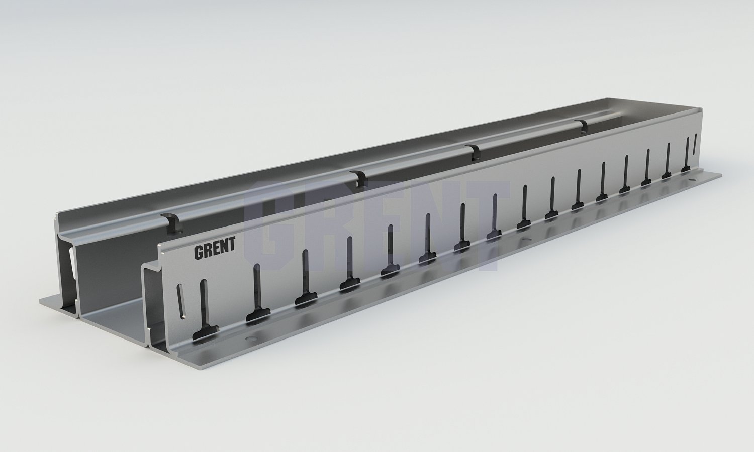 Лоток водоотводный мостовой GRENT MosT 100 торцевой