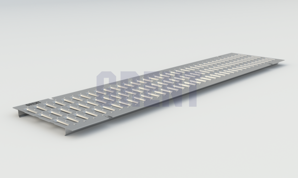 Штампованная решетка водоотводная из оцинкованной стали GRENT PlasT 200