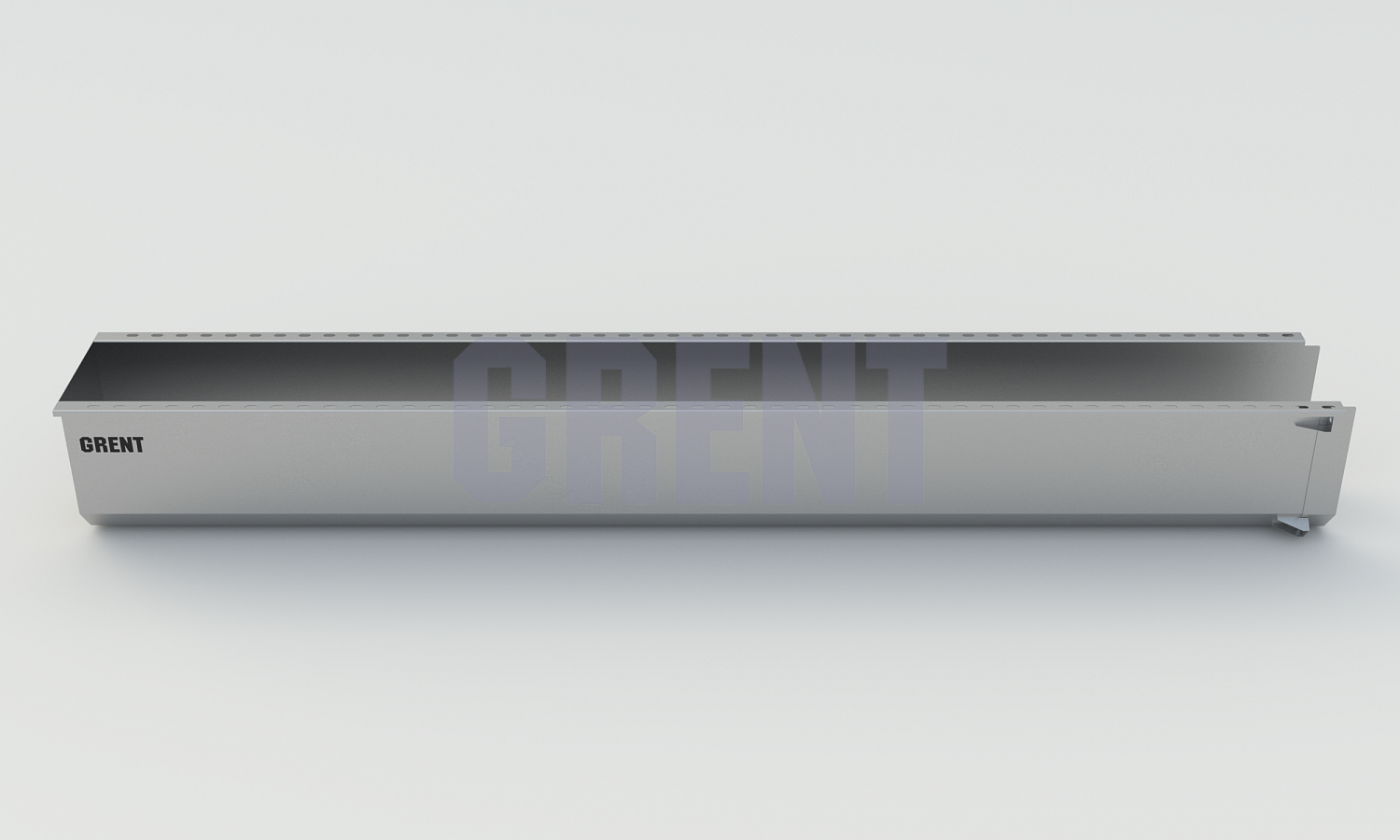 Лоток водоотводный мостовой GRENT MosT подвесной 250 торцевой