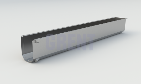 Лоток водоотводный мостовой GRENT MosT подвесной 250 торцевой